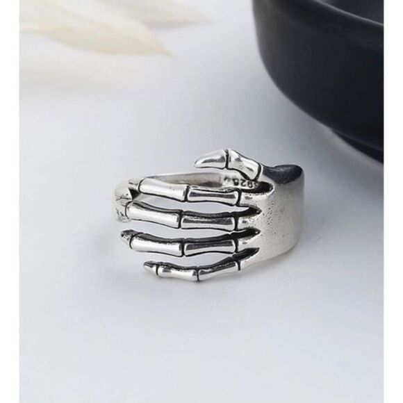 The Skeleton Ring in 925 - Picture 6 of 8